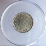 1906 Liberty Nickel, MS-63, PCGS, Cert. No. 3867.63/27581119