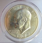 1972-S, Eisenhower Dollar, Silver MS-66, PCGS 7411.66/10899468