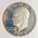 1972-S, Eisenhower Dollar, Silver Proof-68 Cameo, NGC 326631-043